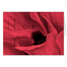 Red Poppies Flower Art Painting - ... - Customised Greeting Card