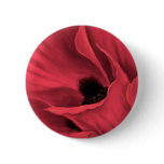 Red Poppies Flower Art Painting - Multi buttons