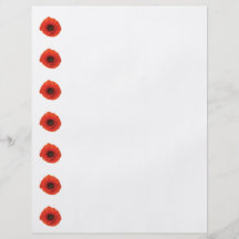 Red Poppy Custom Flyer