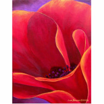 Red Poppy Flower Painting - Multi