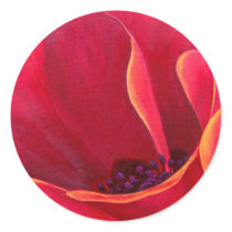 Red Poppy Flower Painting - Multi