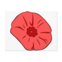 Red Poppy Post Card