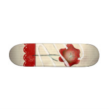 Red Poppy Skateboard