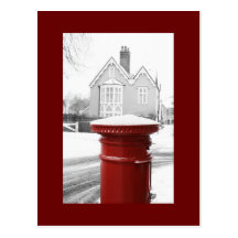 Red Post Box Post Cards