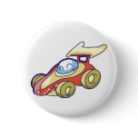 Red Race Car buttons