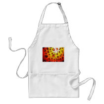 Red Rain Drops Apron