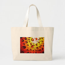 Red Rain Drops Bags