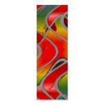 red rainbow bookmark business cards