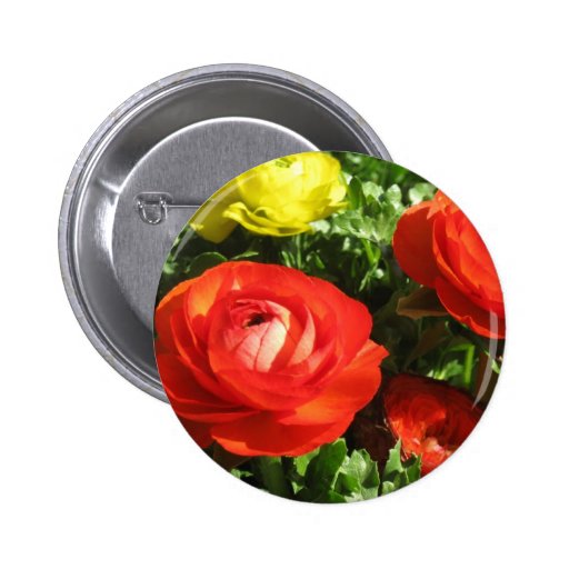 Red Ranunculus Flower Pins