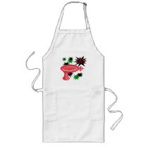 Red Retro Raygun Apron