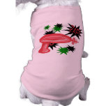 Red Retro Raygun pet clothing
