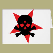 red revolution star skull cards