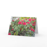 Red Rhododendron cards