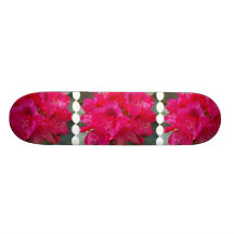 Red Rhododendron Skateboard