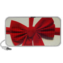 Red Ribbon Bow Speaker speakers