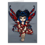 "Red Ribbon Fairy" Greeting Card