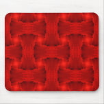 Red Ribbon Petals Weave Mousepad
