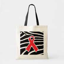 Red Ribbon Tote Bag