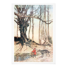 Red Riding Hood Custom Invites