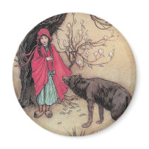 Red Riding Hood Fridge Magnets