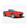 Red Roadster Post Card