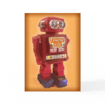 Red Robot Thank You Greeting Card