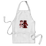red robots apron