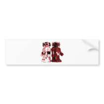 red robots bumper sticker