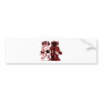 red robots bumper sticker