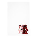 red robots stationery