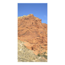 Red Rock Nevada Mountain Photo Card