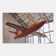 Red rocket airforce plane in show stickers
