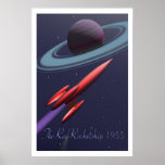 Red Rocketship Posters