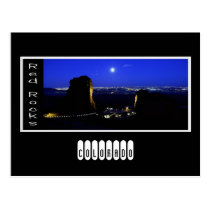 red rocks, COLORADO postcards
