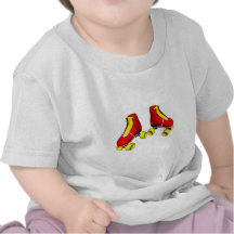 Red Roller Skates T Shirt