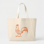 Red Rooster Crowing Bags
