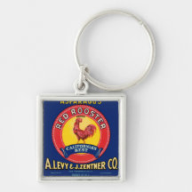 Red Rooster Keychain
