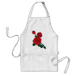 Red rose apron