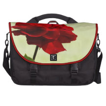 Red Rose at Cemetery Computer Bag