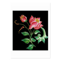 RED ROSE BUSINESS CARD