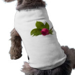Red Rose Dog Tee pet clothing
