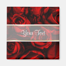 Red Rose Elegance Magnet