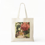 Red Rose Fairy Magazine Tote bags