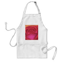 Red Rose Flower Painting - Multi Aprons