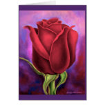 Red Rose Flower Painting - Multi cards