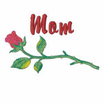 Red Rose for Mum embroidered shirts