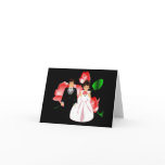 "Red Rose I" Wedding Note Card