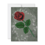 Red Rose Invitation