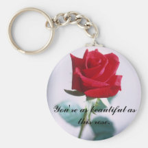 Red Rose Key Chains