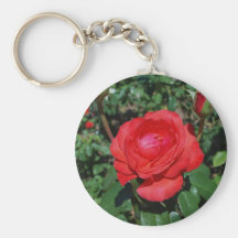 Red Rose Keychain